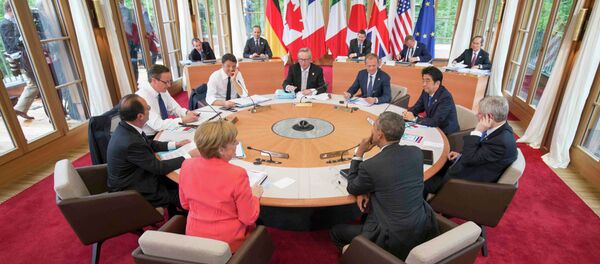 Líderes de los países participantes de G7 - Sputnik Mundo