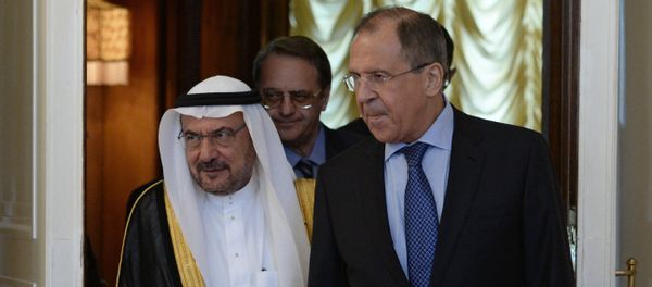 Iyad Amin Madani y Serguéi Lavrov en Moscú Iyad Amin Madani y Serguéi Lavrov en Moscú - Sputnik Mundo