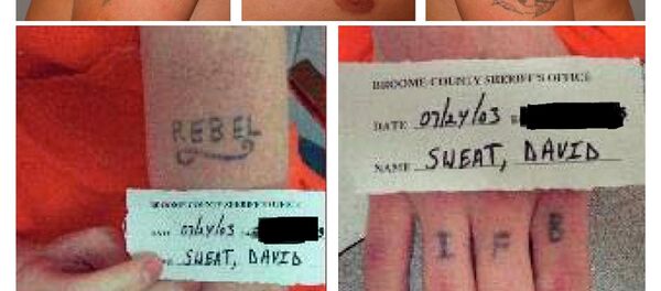 Tattoos de Richard Matt y David Sweat - Sputnik Mundo