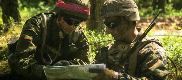 Fuerzas de la OTAN en Lituania (archivo) - Sputnik Mundo