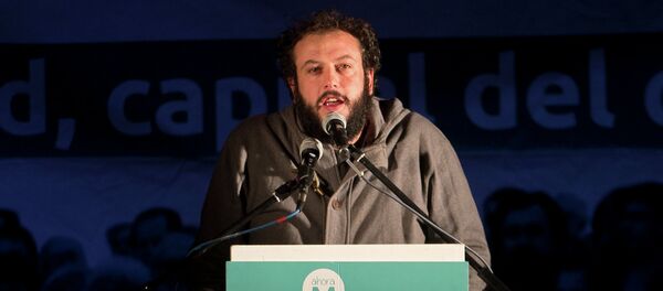 Guillermo Zapata, concejal de cultura y deportes de Madrid, el 24 de mayo, 2015 - Sputnik Mundo