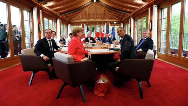 Líderes de los países participantes de G7 - Sputnik Mundo