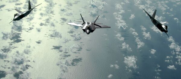 Cazas F-22 Raptor Cazas F-22 Raptor - Sputnik Mundo