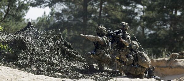 Maniobras de la OTAN en Letonia - Sputnik Mundo