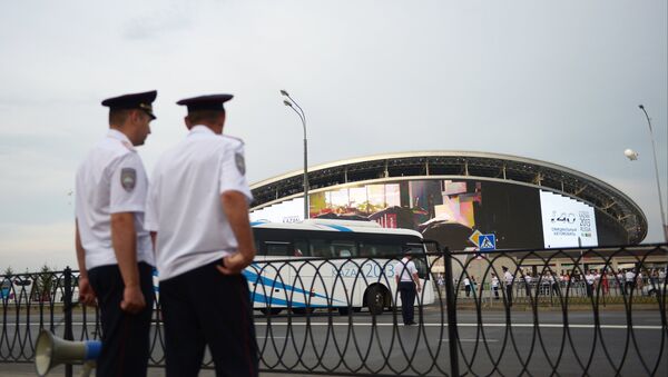 Policía rusa en Tatarstán (Archivo) - Sputnik Mundo