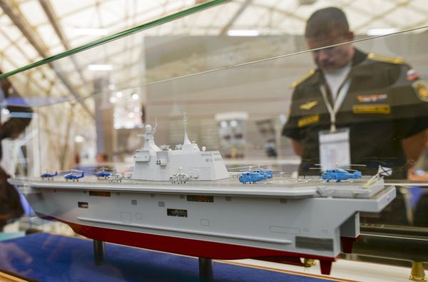 Modelo del buque de desembarco del proyecto Priboi - Sputnik Mundo