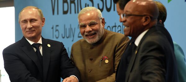 Líderes de los países BRICS (archivo) - Sputnik Mundo