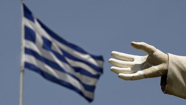 Bandera de Grecia (archivo) - Sputnik Mundo