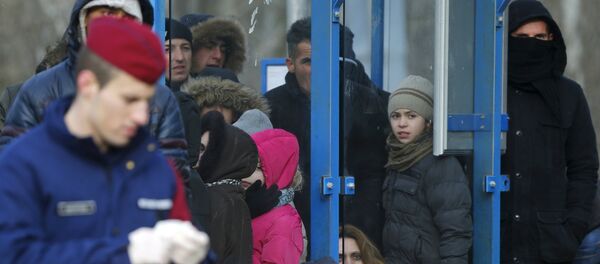 Inmigrantes ilegales de Serbia en Hungría Inmigrantes ilegales de Serbia en Hungría - Sputnik Mundo
