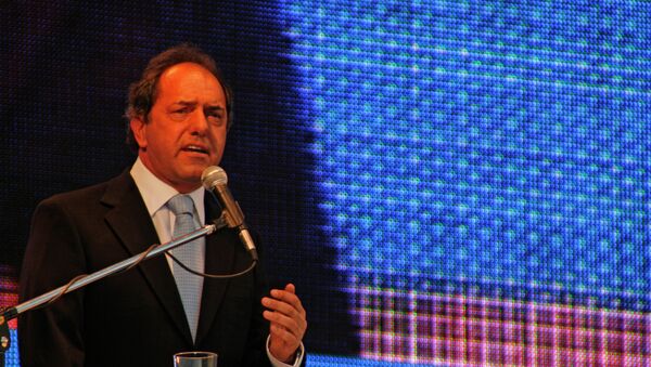 Daniel Osvaldo Scioli, precandidato por el Frente para la Victoria - Sputnik Mundo