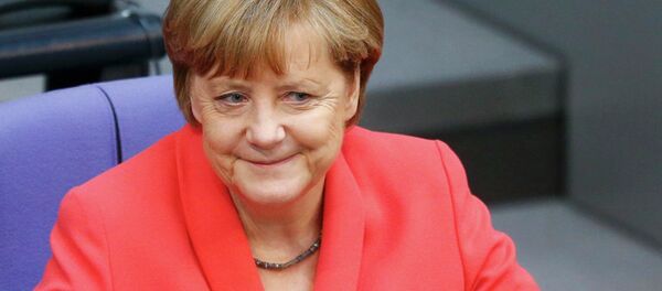 Angela Merkel, canciller de Alemania, en Bundestag, el 18 de junio, 2015 - Sputnik Mundo