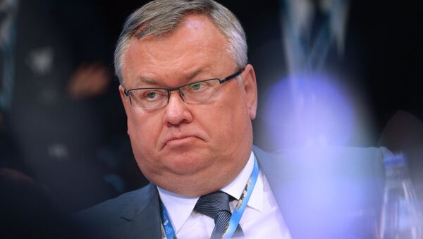 Andréi Kostin, jefe del banco VTB - Sputnik Mundo