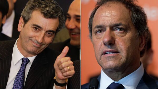 Florencio Randazzo y Daniel Scioli - Sputnik Mundo