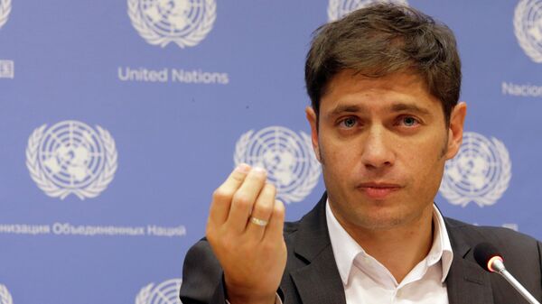 Axel Kicillof ministro de Economía de Argentina (archivo) - Sputnik Mundo