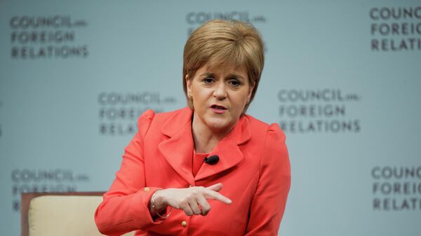 Nicola Sturgeon, ex ministra principal de Escocia (archivo)  - Sputnik Mundo