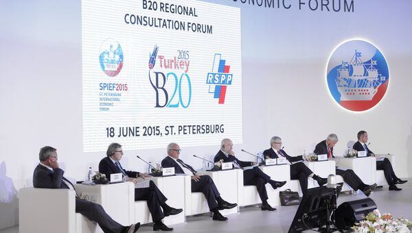 Foro Económico Internacional de San Petersburgo 2015 - Sputnik Mundo