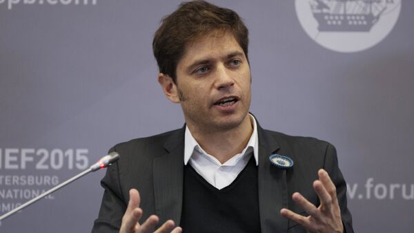 Axel Kicillof, titular de Economía de Argentina Axel Kicillof, titular de Economía de Argentina - Sputnik Mundo
