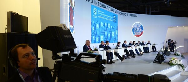 Foror de la Organización de Cooperación de Shanghai en SPIEF 2015 - Sputnik Mundo