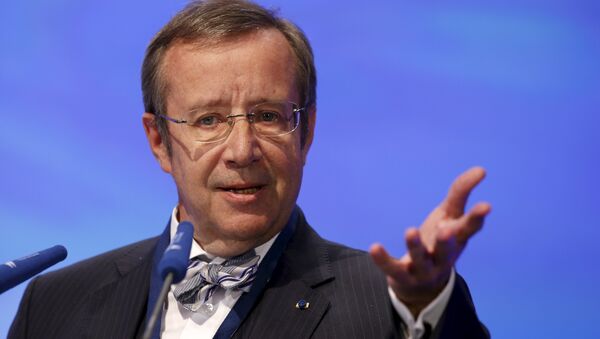 Toomas Hendrik Ilves, presidente de Estonia - Sputnik Mundo