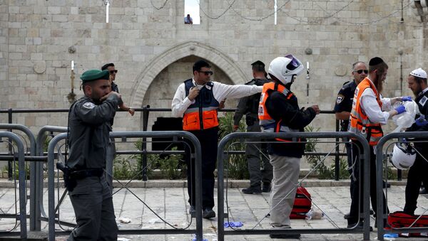 Policía israelí - Sputnik Mundo