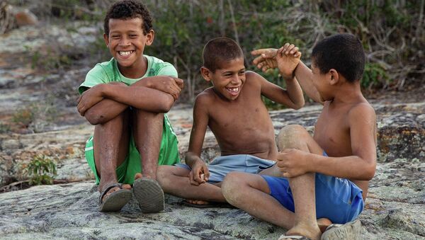 Niños brasileños - Sputnik Mundo