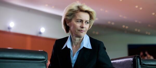Ursula von der Leyen, ministra de Defensa de Alemania Ursula von der Leyen, ministra de Defensa de Alemania - Sputnik Mundo