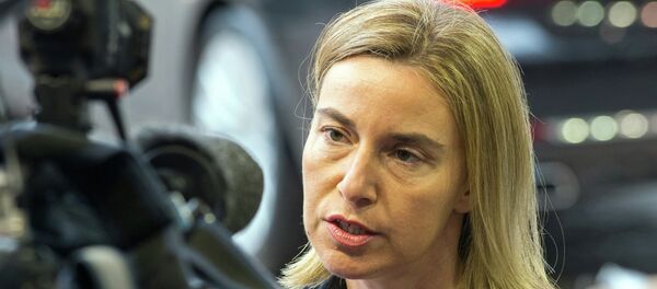 Federica Mogherini, alta representante de la UE para Asuntos Exteriores y Política de Seguridad Federica Mogherini, alta representante de la UE para Asuntos Exteriores y Política de Seguridad - Sputnik Mundo