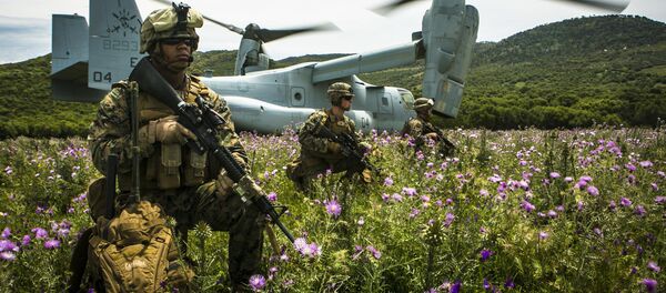 Marines estadounidenses en Sierra Del Retin, España Marines estadounidenses en Sierra Del Retin, España - Sputnik Mundo
