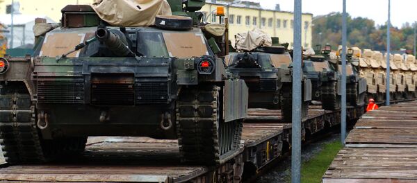 Tanques de EEUU - Sputnik Mundo