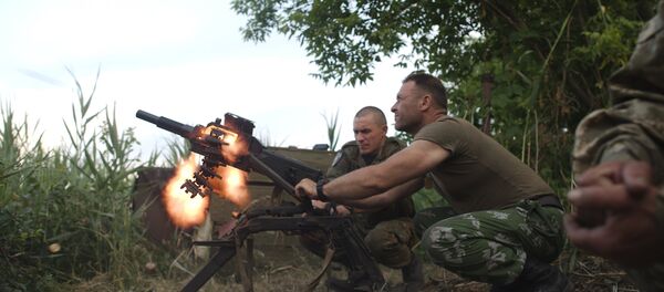 Miembros de las fuerzas armadas de Ucrania Miembros de las fuerzas armadas de Ucrania - Sputnik Mundo