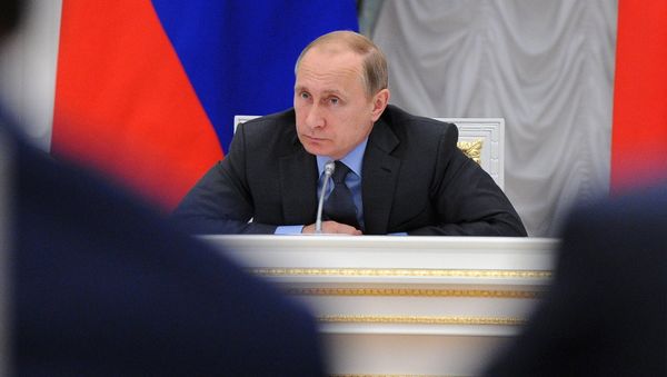 Vladímir Putin durante la reunión del Consejo Presidencial de Ciencia y Educación Vladímir Putin durante la reunión del Consejo Presidencial de Ciencia y Educación - Sputnik Mundo