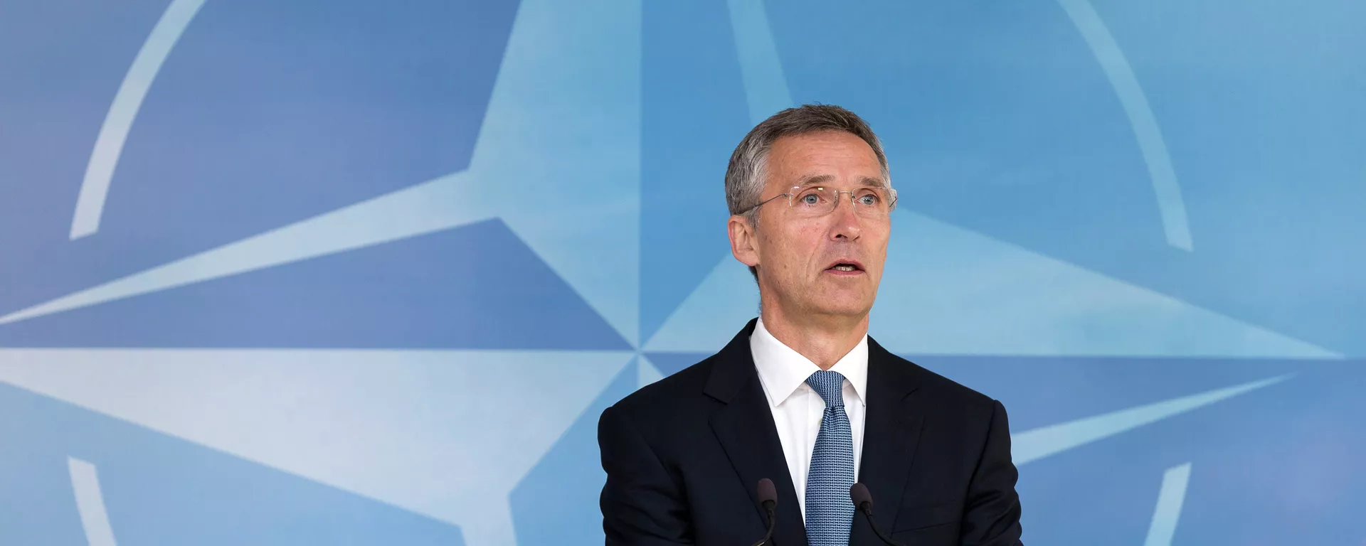 NATO Secretary General Jens Stoltenberg speaks during a media conference at EU headquarters in Brussels on Wednesday, June 24, 2015. - Sputnik Mundo, 1920, 26.12.2021