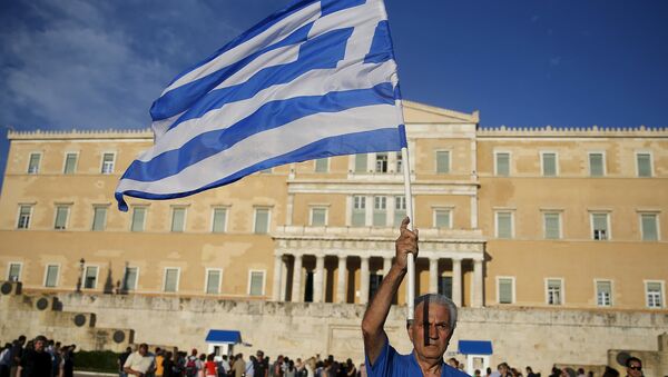 Bandera de Grecia - Sputnik Mundo