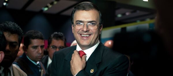 Marcelo Ebrard, jefe de la diplomacia del presidente electo mexicano Andrés Manuel López Obrador - Sputnik Mundo