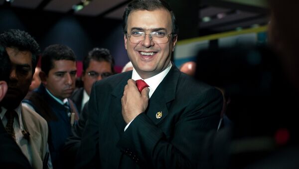 Marcelo Ebrard, jefe de la diplomacia del presidente electo mexicano Andrés Manuel López Obrador - Sputnik Mundo