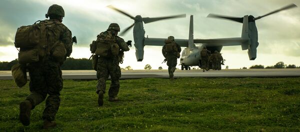 Marines estadounidenses en la base de Rota - Sputnik Mundo