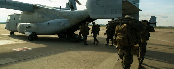 Marines estadounidenses en la base de Morón de la Frontera - Sputnik Mundo
