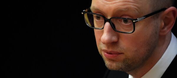 Arseni Yatseniuk, primer ministro de Ucrania Arseni Yatseniuk, primer ministro de Ucrania - Sputnik Mundo