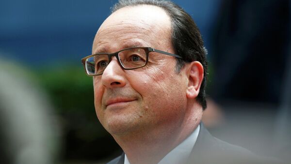 François Hollande, presidente de Francia - Sputnik Mundo