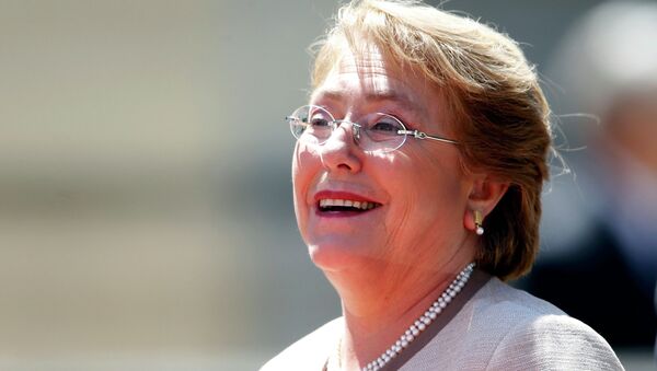 Michelle Bachelet, presidenta de Chile - Sputnik Mundo