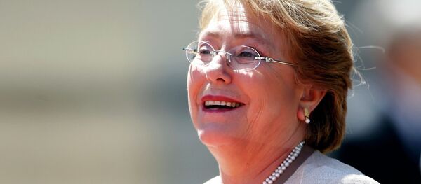 Michelle Bachelet, presidenta de Chile - Sputnik Mundo