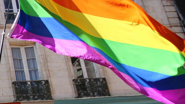 Bandera de LGBT - Sputnik Mundo