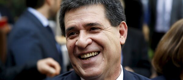 Horacio Cartes, presidente de Paraguay - Sputnik Mundo