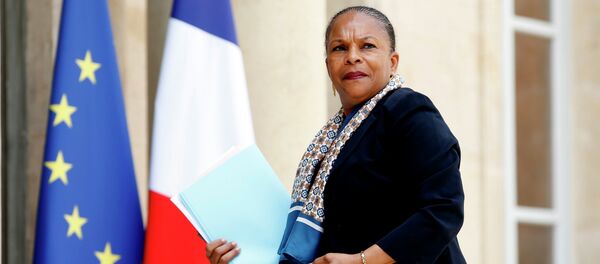 Christiane Taubira, ministra de Justicia de Francia - Sputnik Mundo