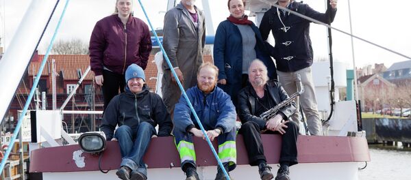 Tripulación de la Flotilla de la Libertad III - Sputnik Mundo