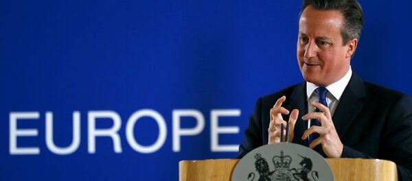 David Cameron, primer ministro de Reino Unido - Sputnik Mundo