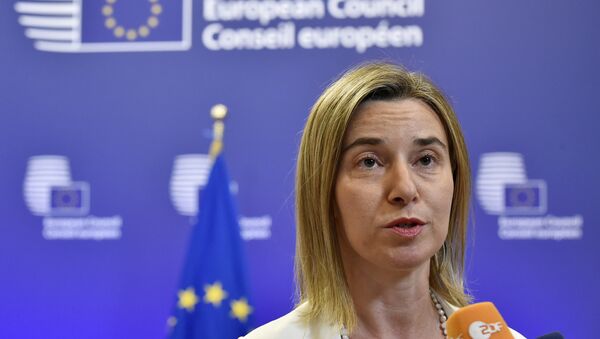 Federica Mogherini, alta representante de la UE para Asuntos Exteriores y Política de Seguridad - Sputnik Mundo