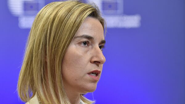 Federica Mogherini, alta representante de la UE para Asuntos Exteriores y Política de Seguridad - Sputnik Mundo