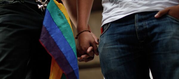 Los activistas celebran la legalización del matrimonio entre personas del mismo sexo en la asamblea de la Ciudad de México - Sputnik Mundo