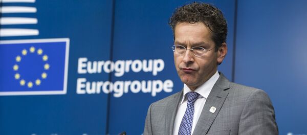 Jeroen Dijsselbloem, presidente del Eurogrupo en Bruselas, Bélgica, el 22 de junio, 2015 - Sputnik Mundo